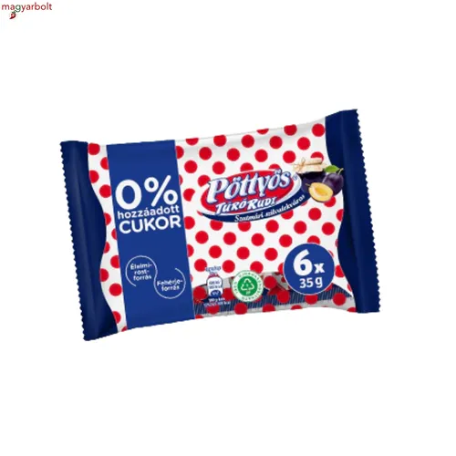 Pöttyös Rudi szatmári szilvalekváros Hozzáadott cukor nélkül 6*35 g