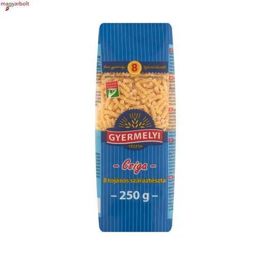 Gyermelyi 8 tojásos csigatészta 250 g