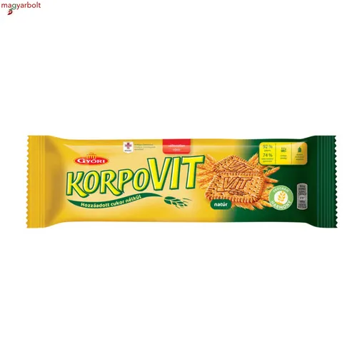 Győri Korpovit ropogós keksz teljes kiőrlésű gabonával 174 g