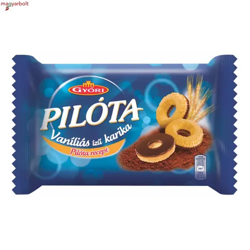 Győri Pilóta vaníliás ízű karika 150 g